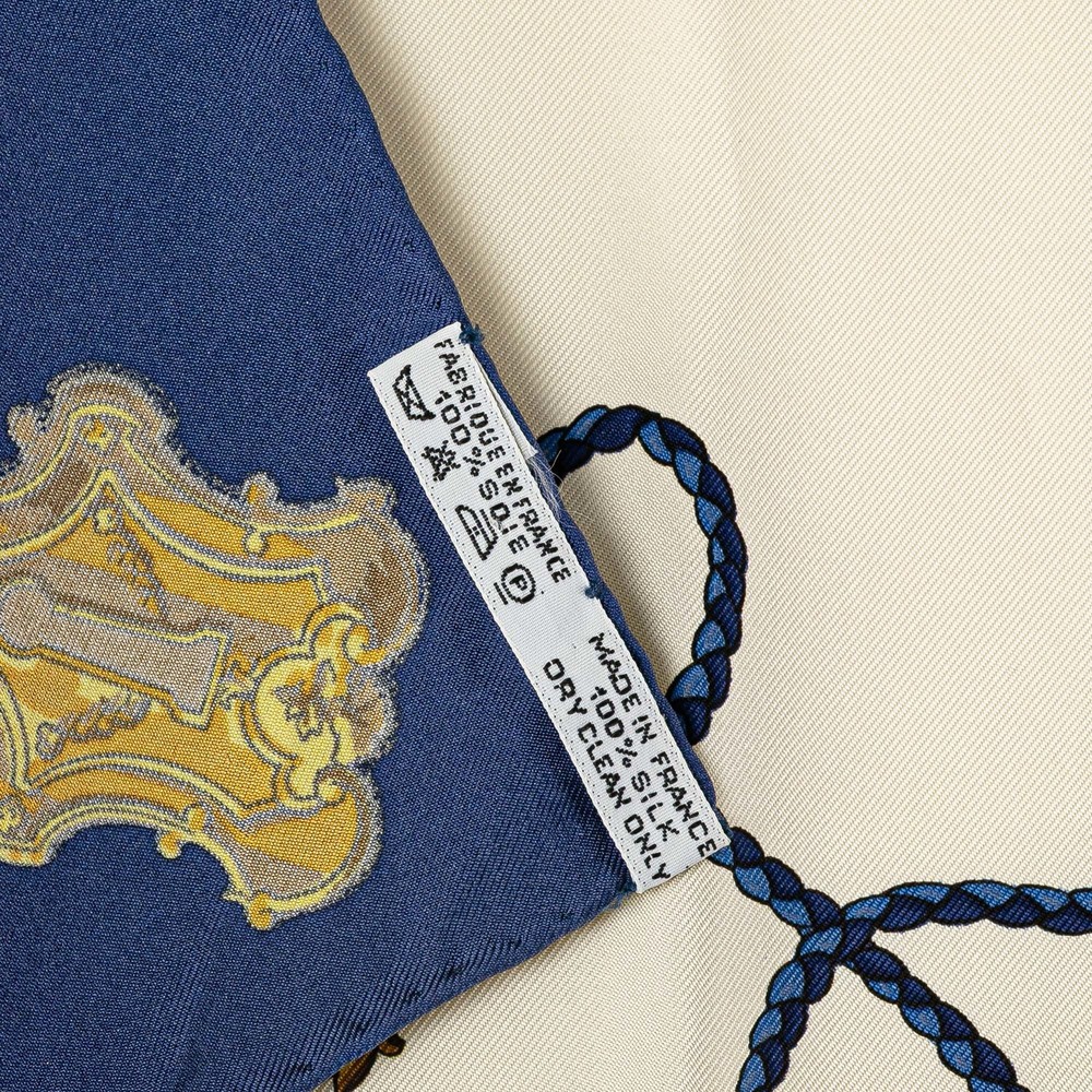 Pre-Loved Hermes Les Cles Silk Scarf - Picture 4 of 5